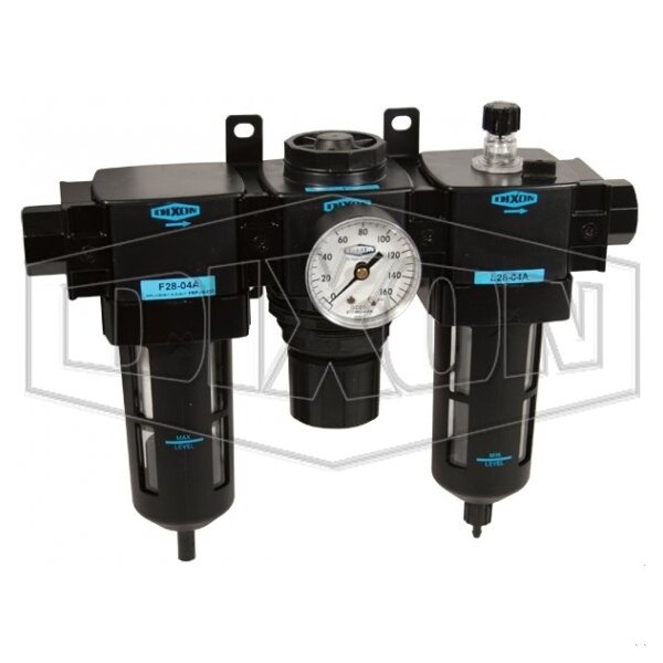 Dixon Wilkerson by Standard Combination Unit with Guard, 3/4 in NPT/BSPP-G Port, 175 SCFM Flow Rate, 150 p C28-06A - main
